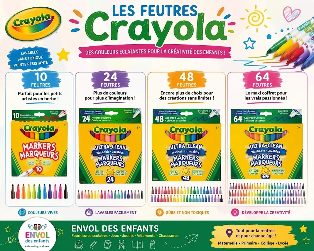 Promotion Crayola — Envol des Enfants